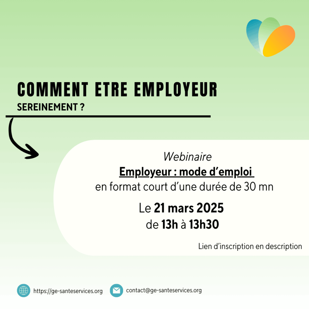 Participez à notre webinaire : Employeur - Mode d’emploi